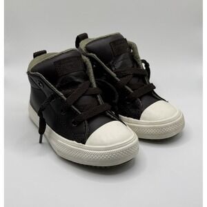 Converse All Star Toddler Size 6 Brown Fleece Lined High Top Sneakers Unisex